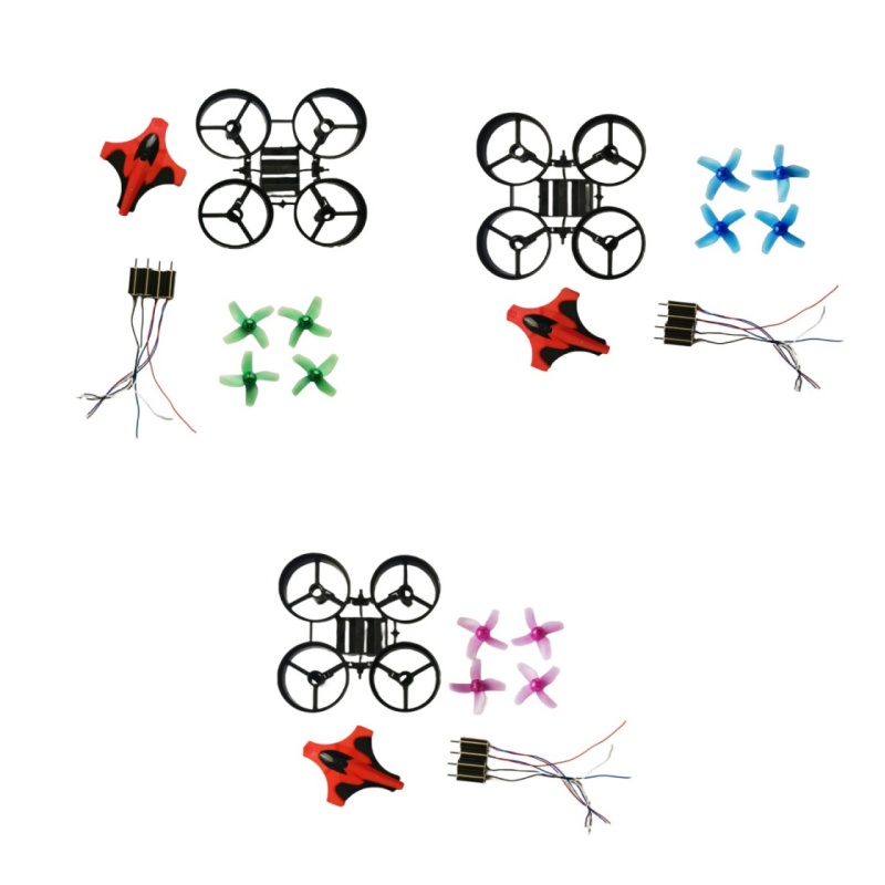 Eachine Drone E010 - DIY ミニ RC ドローンキット-BLH8700/BLH8580/NH-010 フレーム 6x15mm