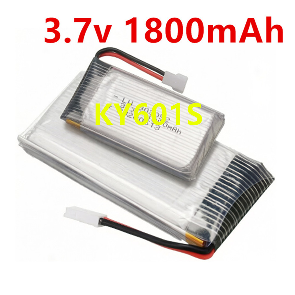 3.7V 1800mAh KY601Sミニドローンバッテリー - Eachine Drone E58 のレビューと価格