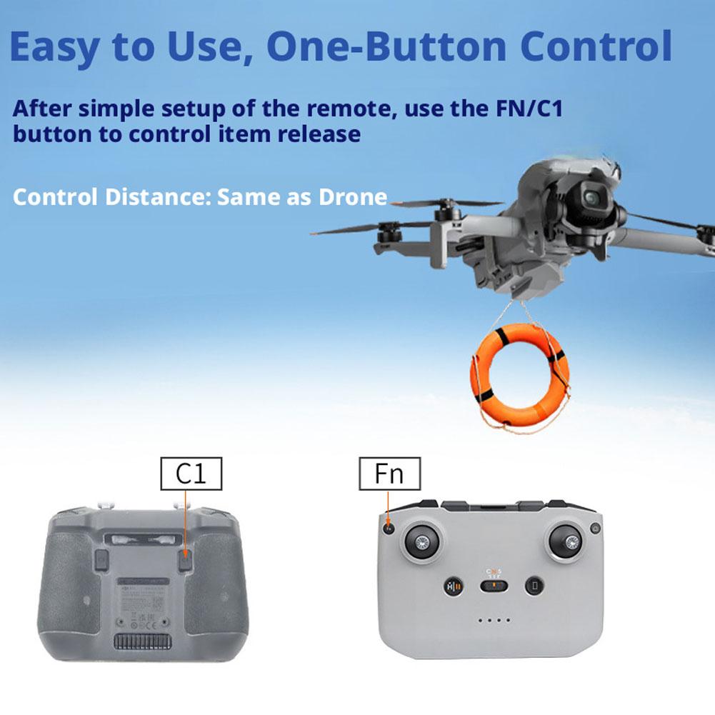 軽量ドローンエアドロップシステム DJI Mini 5/4  - Drone Kit Professional のレビューと価格