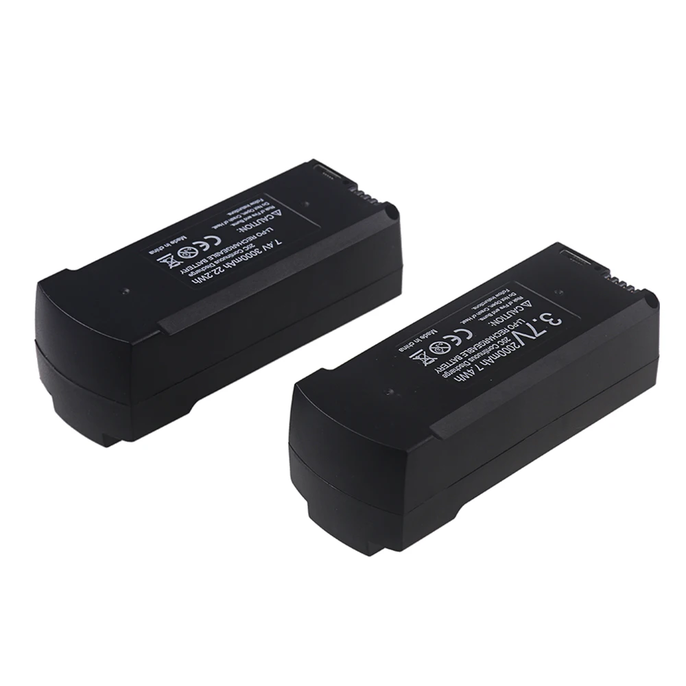 7.4V 3000mAh バッテリー V198 V168 プ - Eachine Drone E58 のレビューと価格