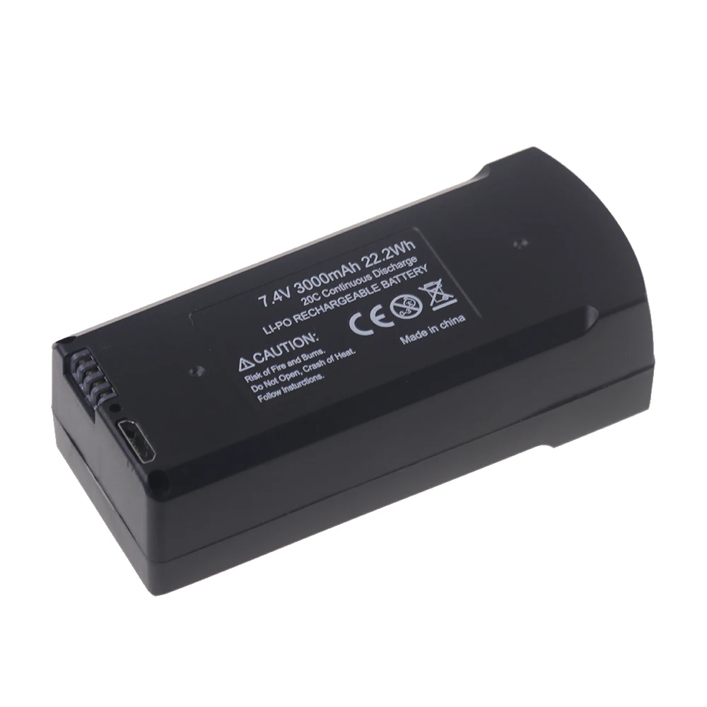 7.4V 3000mAh バッテリー V198 V168 プ - Eachine Drone E58 のレビューと価格